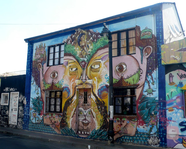 street art in santiago de chile barrio belavista and patronato arte callejero
