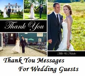 for wedding guests sample thank you note for wedding guests