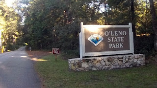 Eingang Öffnungszeiten O'Leon State Park, Florida USA