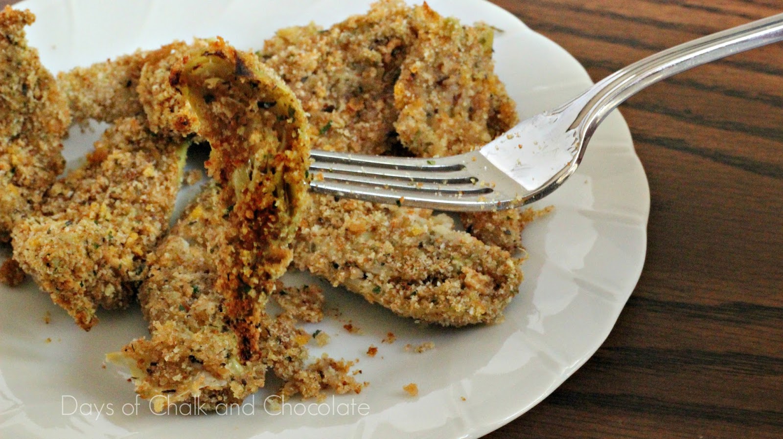 Baked Artichoke Hearts Days of Chalk and Chocolate
