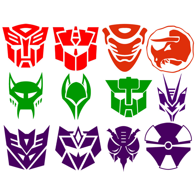 autobot and decepticon symbols