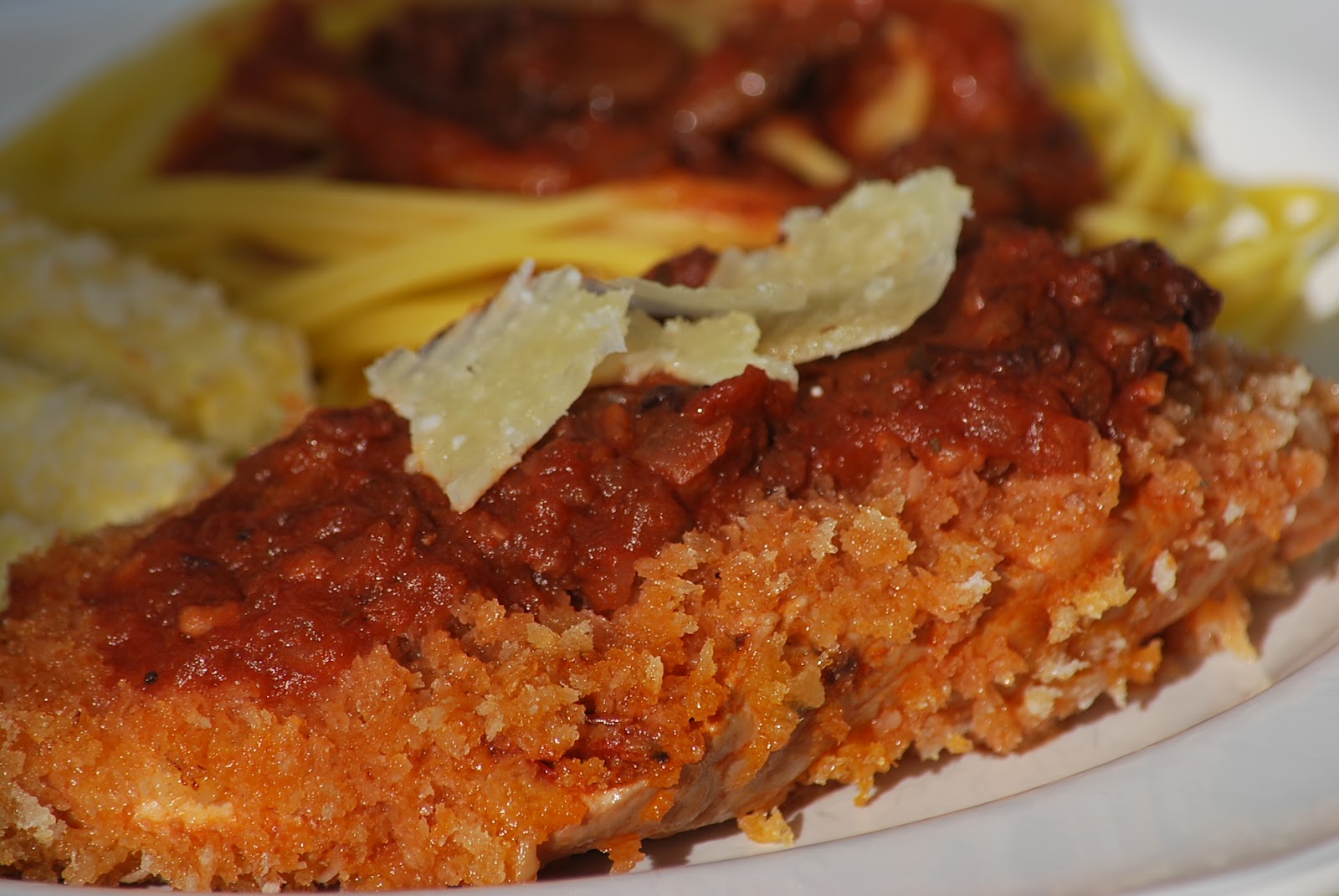 My story in recipes Crisp Chicken Marinara