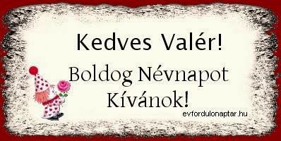 Valér névnap - December 15