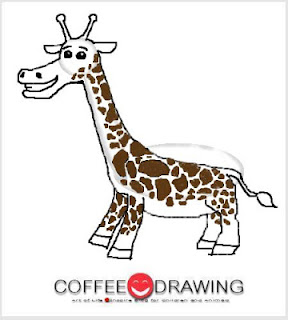 HOW TO DRAWING ยีราฟ [Giraffe]20