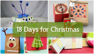 christmas countdown 18 days diy kids gift wrap ideas christmas countdown 18 days diy kids gift wrap ideas