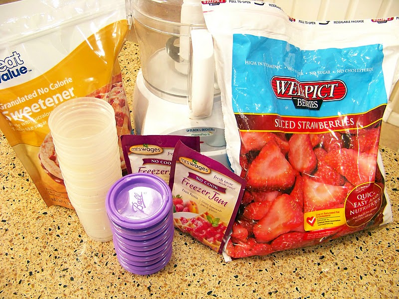 The Naptime Goddess Strawberry freezer jam... (sugarfree)