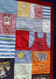 Attempting a quilt out of baby clothes // Question about terial