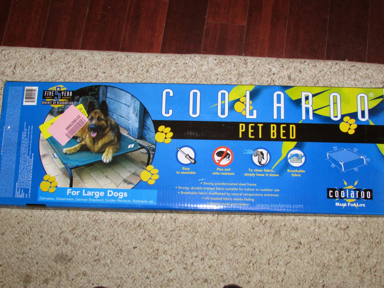 My Rotten Dogs Coolaroo (Kuranda Style) Elevated Dog Bed Review