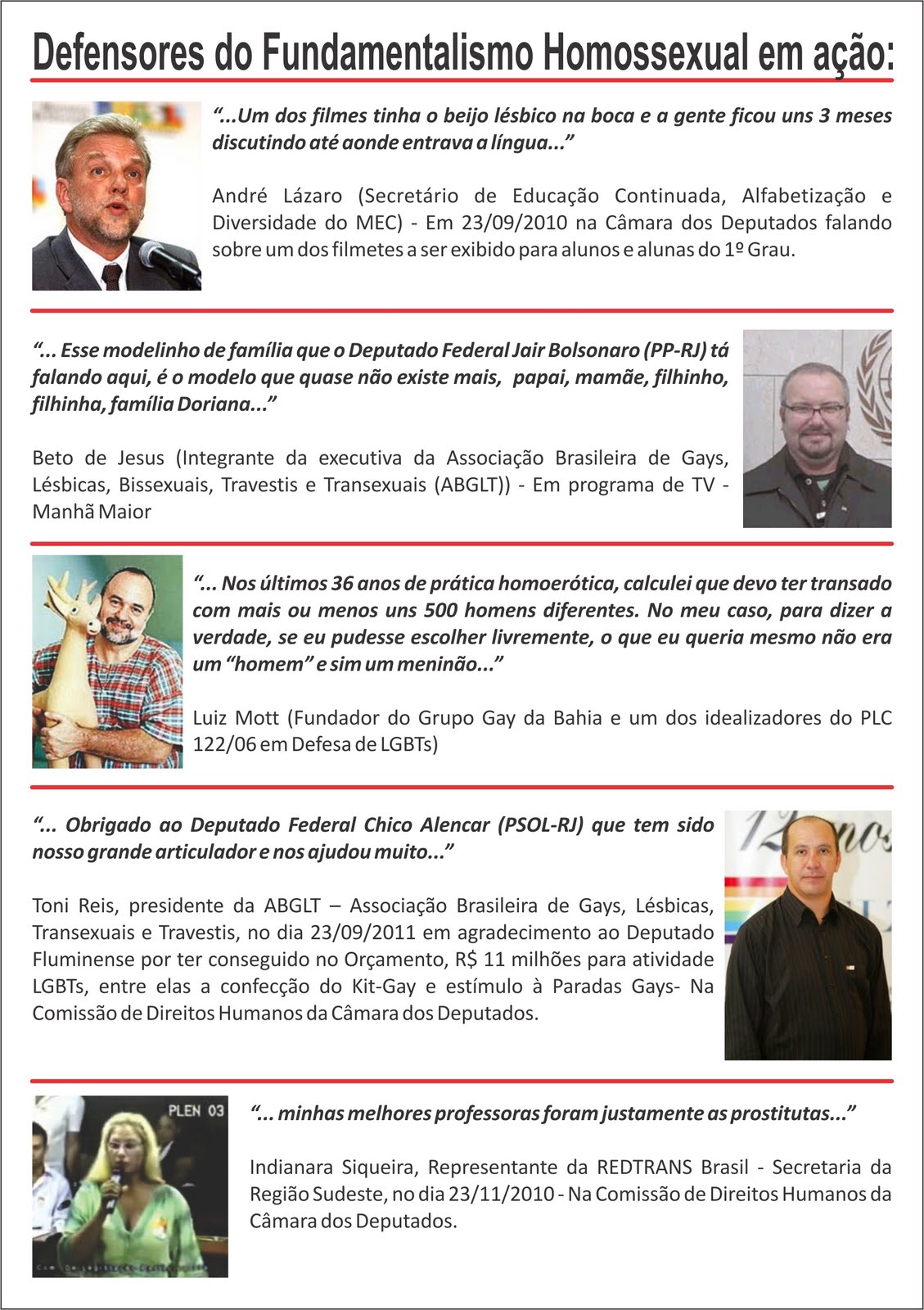 BLOG FAMÍLIA BOLSONARO FRASES DOS DEFENSORES DO KIT GAY E DO PLANO NACIONAL DOS DIREITOS