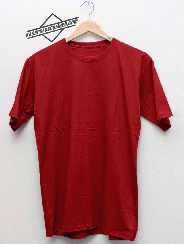 Kaos Polos Maroon Kaos Polos Merah Maroon