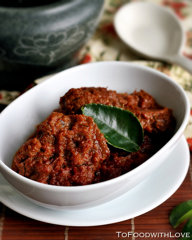 To Food with Love Beef Rendang, as You Like It