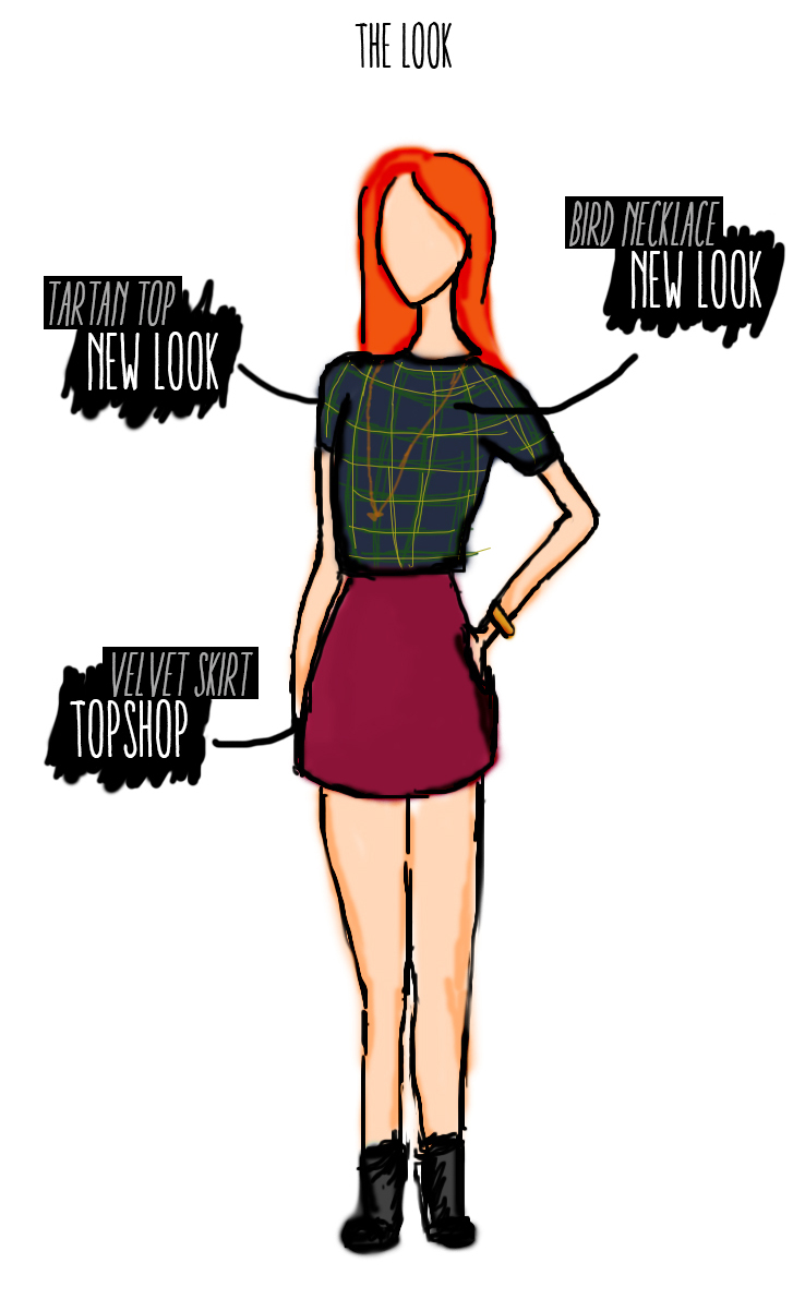 Sketch of What I Wore to Belfast