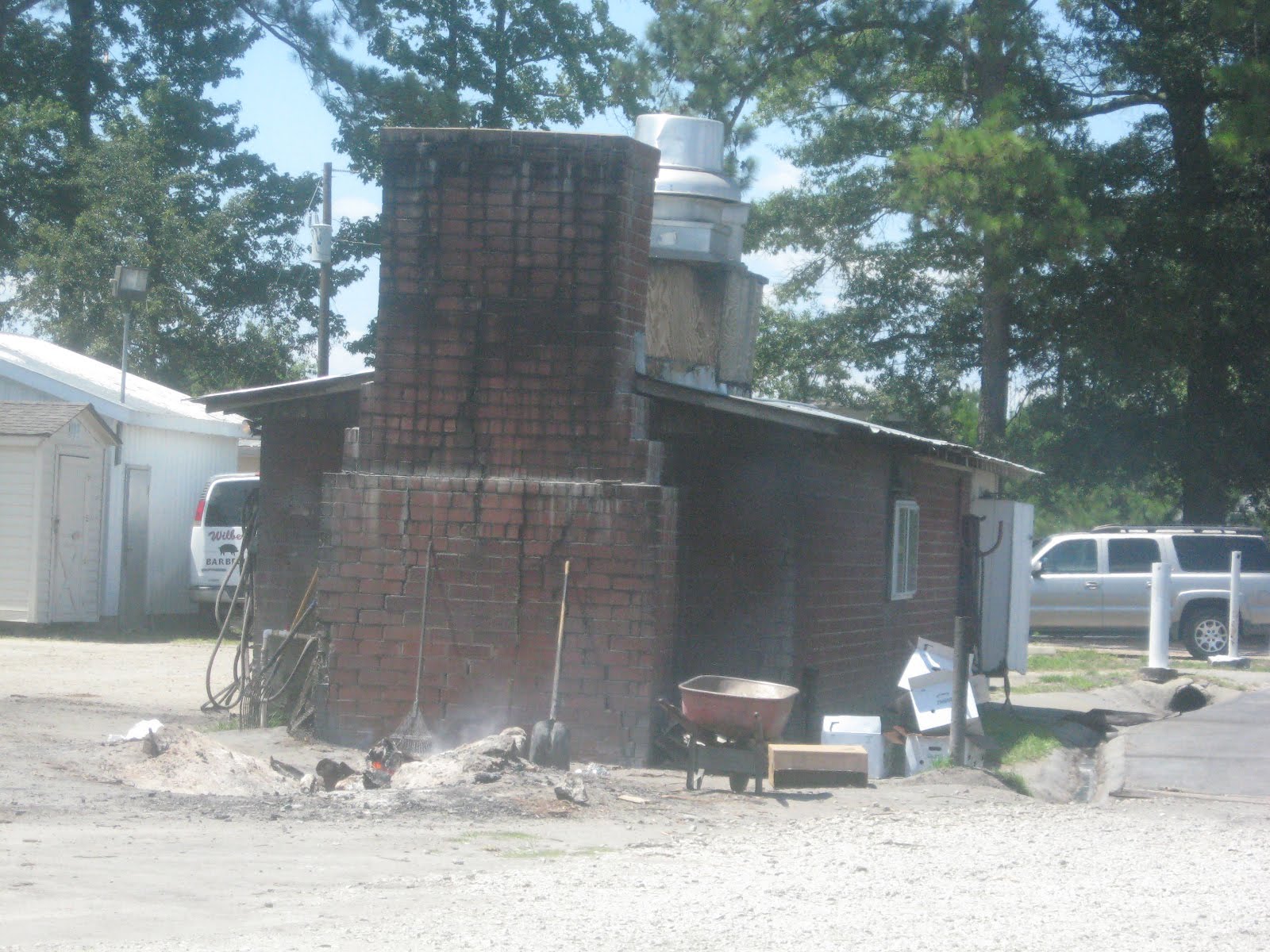 Barbecue Master Wilber's BBQ Restaurant Goldsboro North Carolina