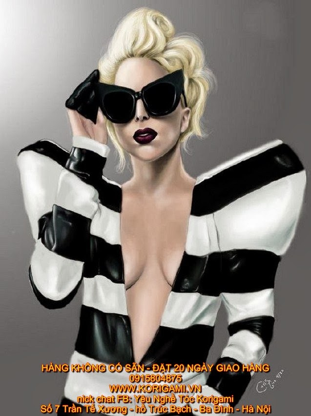 LADY GAGA, DỊ NỮ, DỊ NHÂN, XINH ĐẸP, THAY ĐỔI KIỂU TÓC, THAY ĐỔI MÀU NHUỘM TÓC, 24/7, TÓC ĐPẸ MỖI NGÀY, NGÔI SAO CA NHẠC