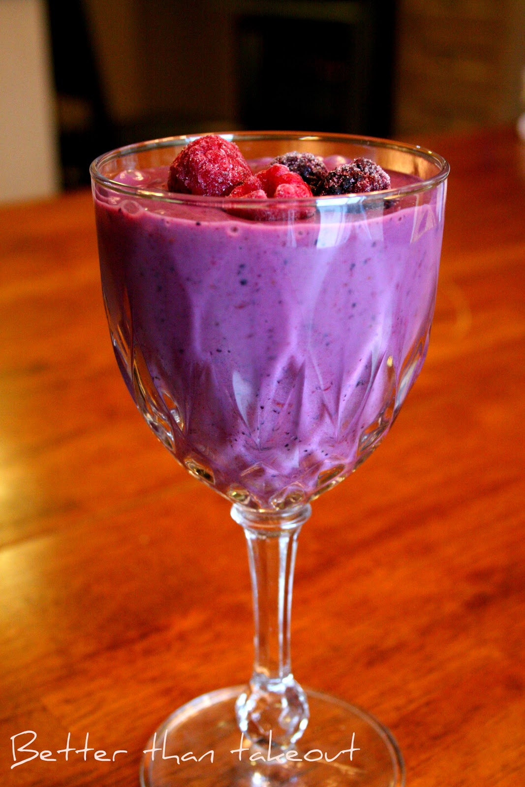 Better than takeout Fruit Smoothie with Soy Milk