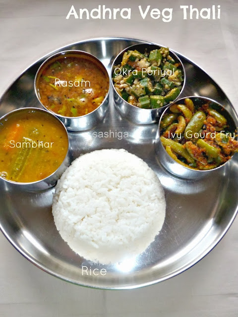 Andhra Veg Thali