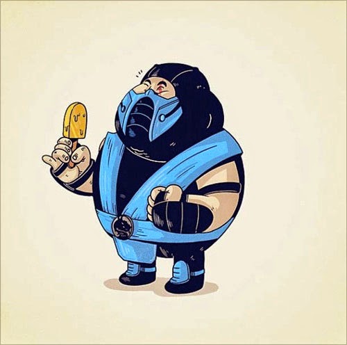 Fat Super Hero Gemuk - Motal KOmbar Sub Zero Fat