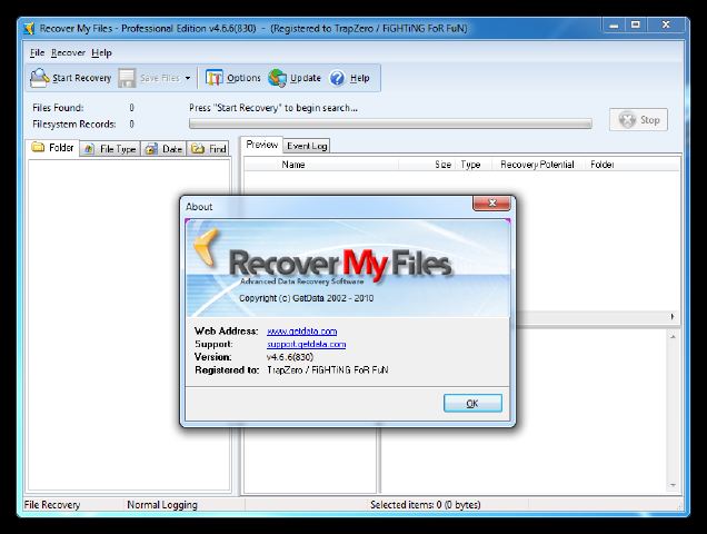 Recover My Files V4.6.0 Crack Serial Keygen Full Version Download