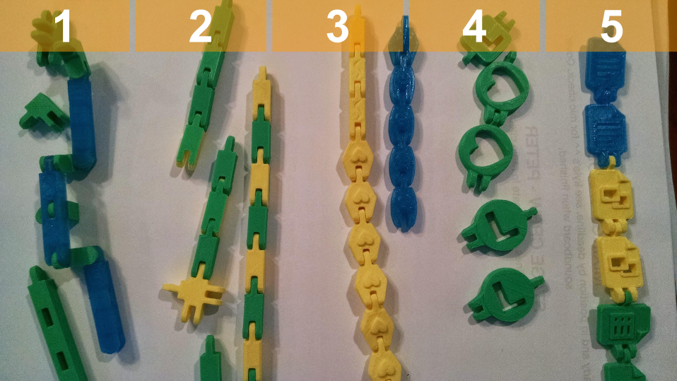 Maker Club 3D Printing Snaptogether parts a journey