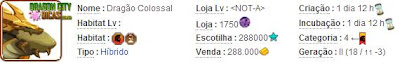 Dragão Colossal - Informações Dragão Colossal - Informações