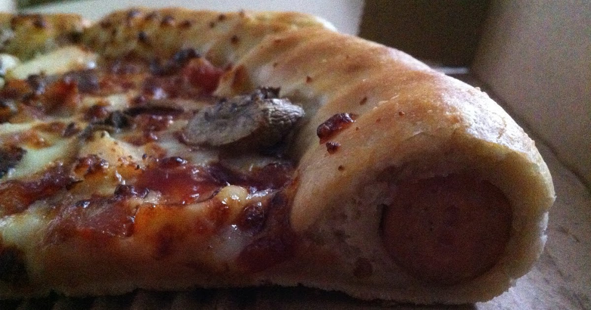 A Review A Day Today's Review Pizza Hut's Hot Dog Stuffed Crust