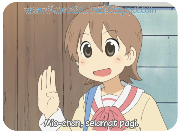 Kawaii is Comel© official site: Nichijou... Selamat Pagi.