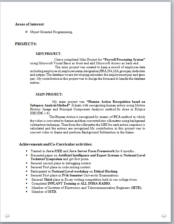computer resume sample teacher