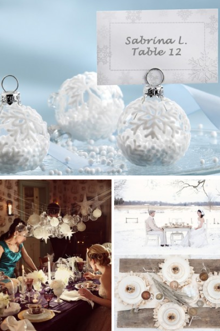 winter wedding these snow flurry flocked glass ornaments may need to 