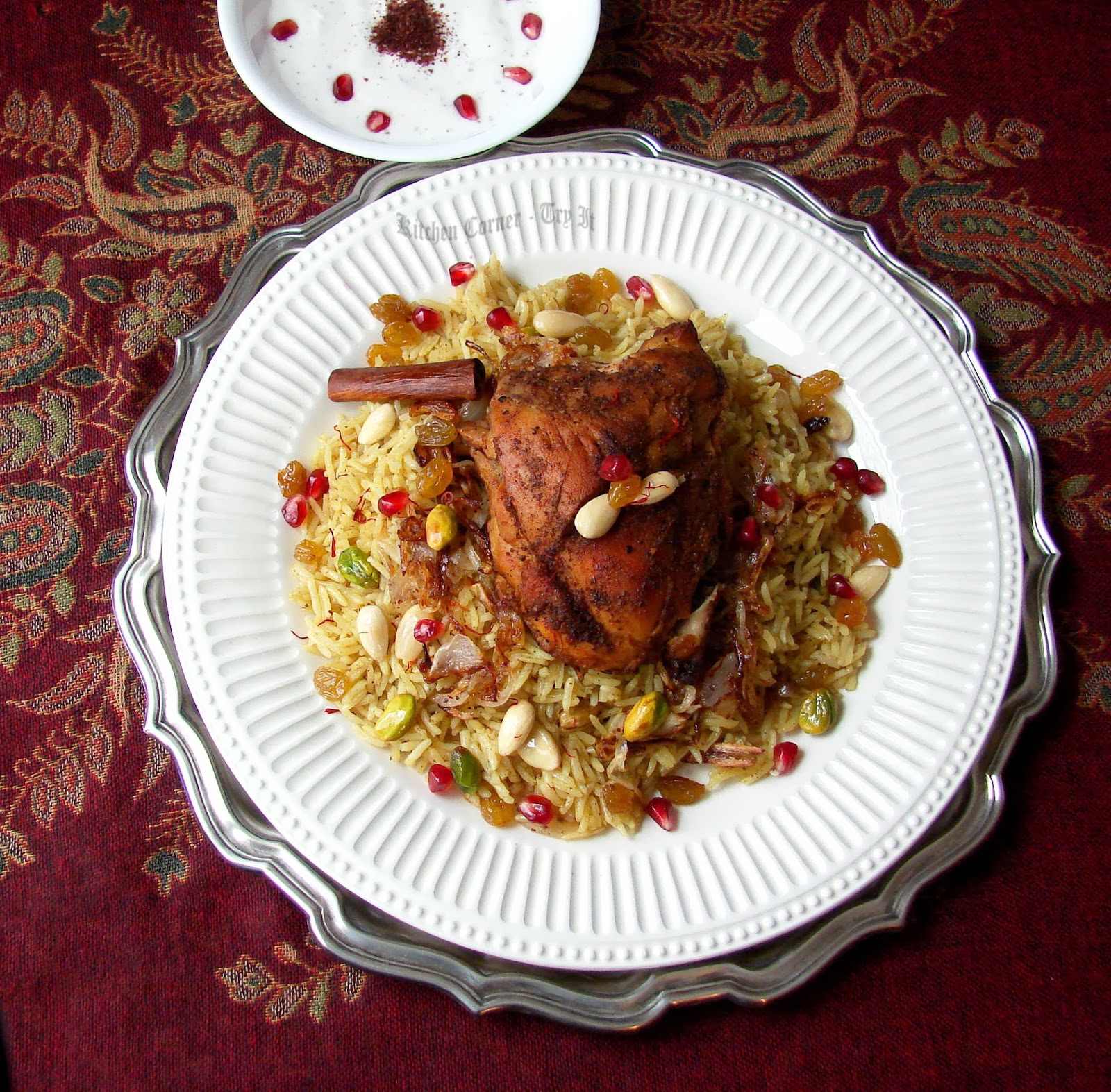 Middle Eastern Jeweled Pilaf with Chicken