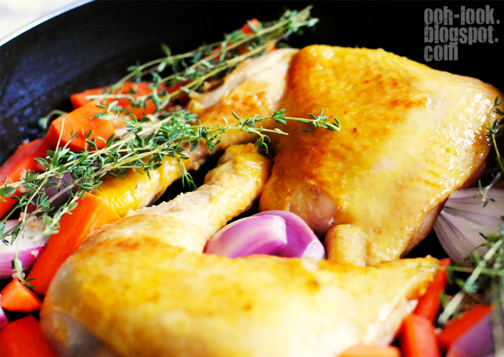 Ooh, Look... Of winter hats and white wine chicken