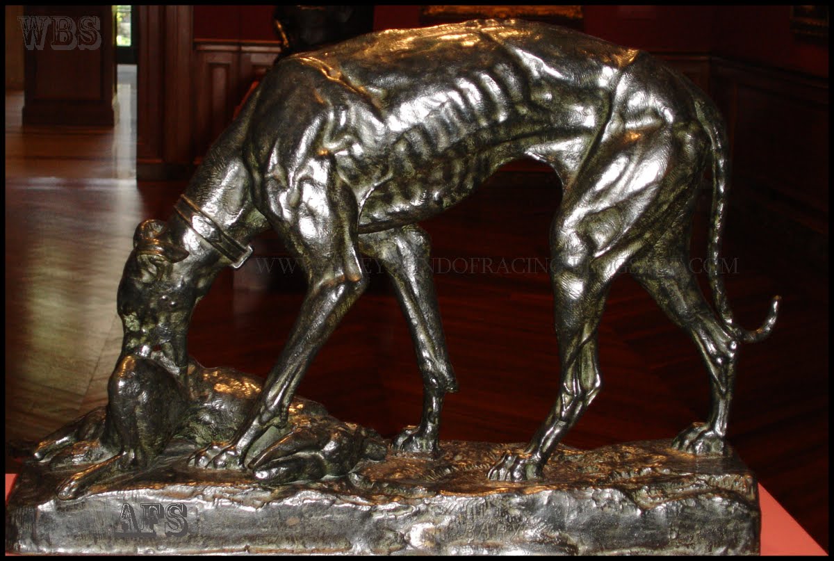 EL GALGO DE CAMPO - ESCULTURA - FRANCIA