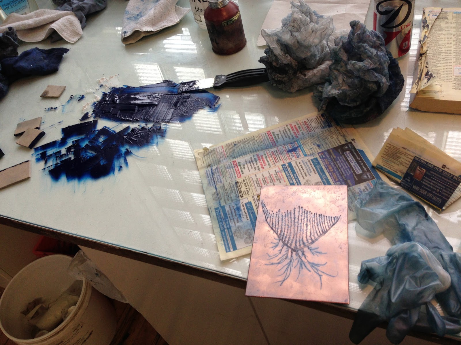 Renee Robbins How do you make an Intaglio Print?