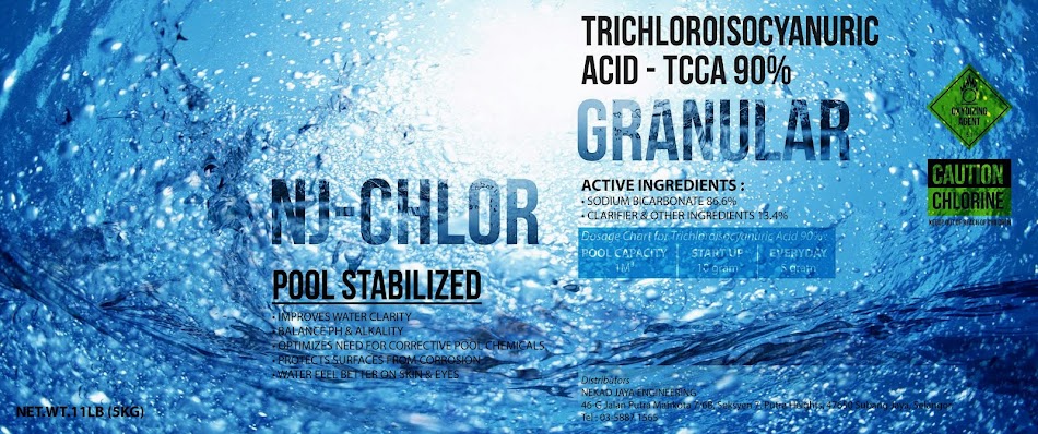 NJ-CHLOR STABILIZED 90% GRANULAR, CHLORINE SUPPLIER IN MALAYSIA