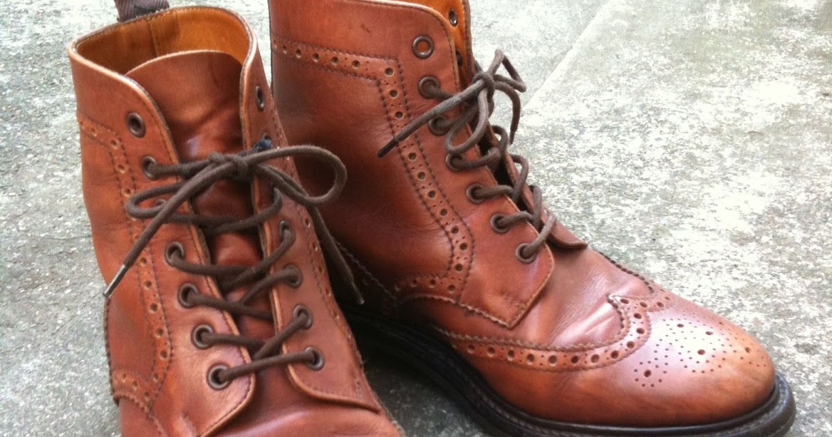 mille plateaux Sanders Cheltenham (Full Brogue Derby Boot)