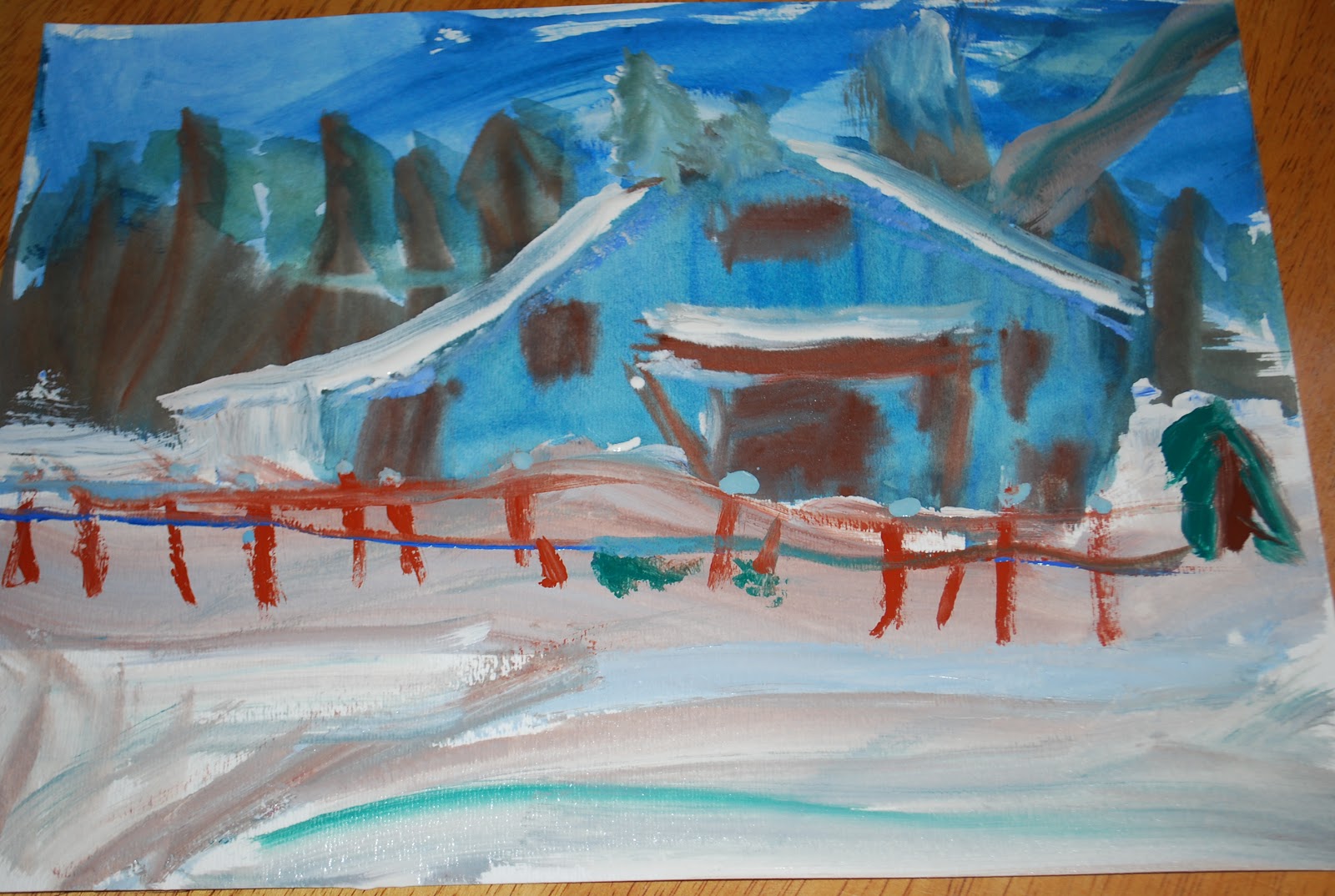 Our Creative Day: Water Color Painting with Bob Ross