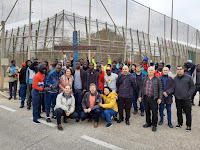 Cruz de Lampedusa en la valla de Melilla