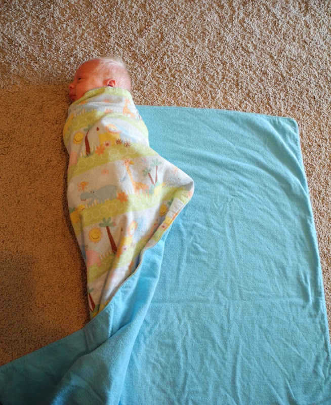A Song of Sixpence how to swaddle a baby