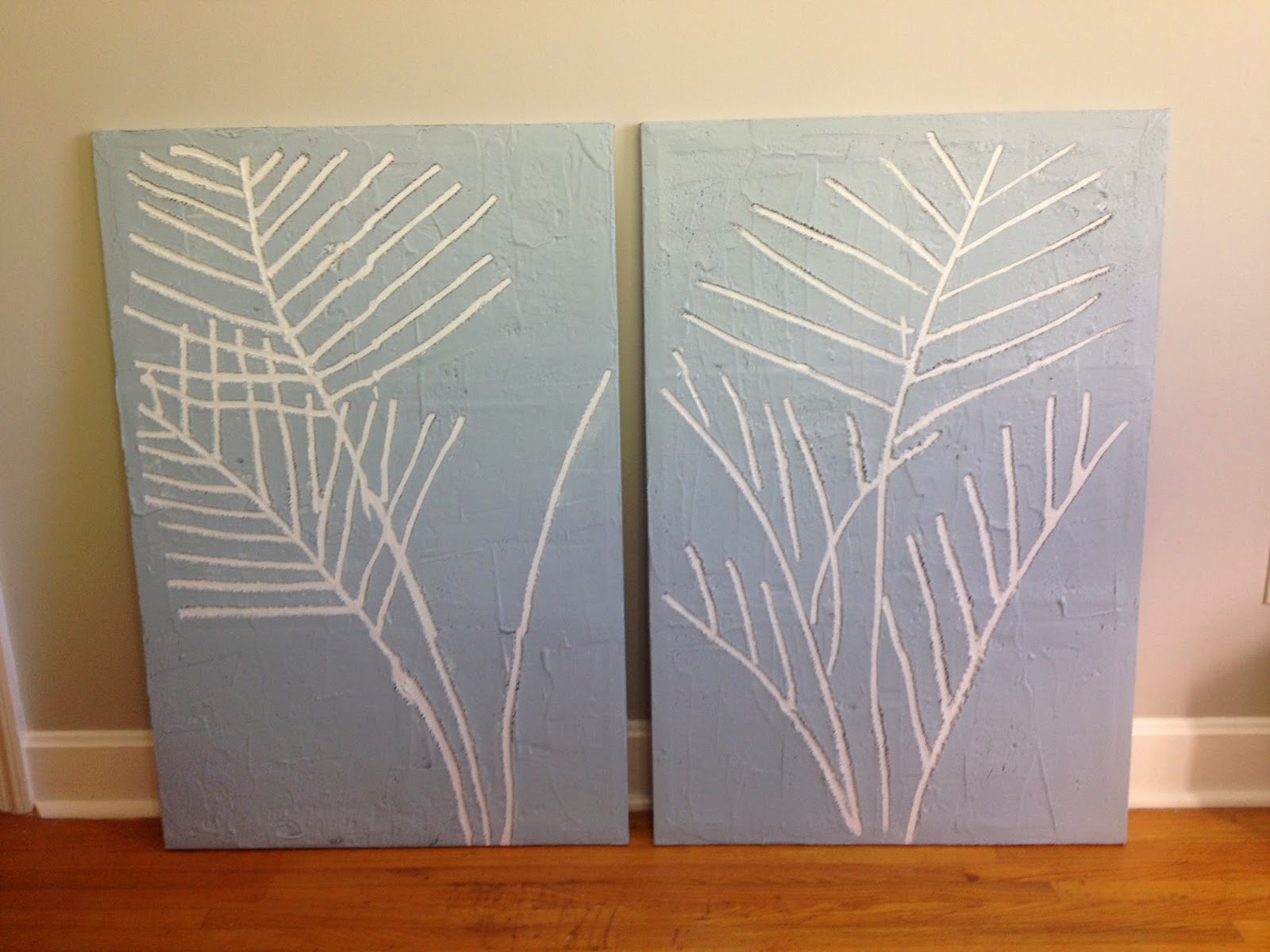 Blissfully Chic DIY The Painting That Needed Repainting