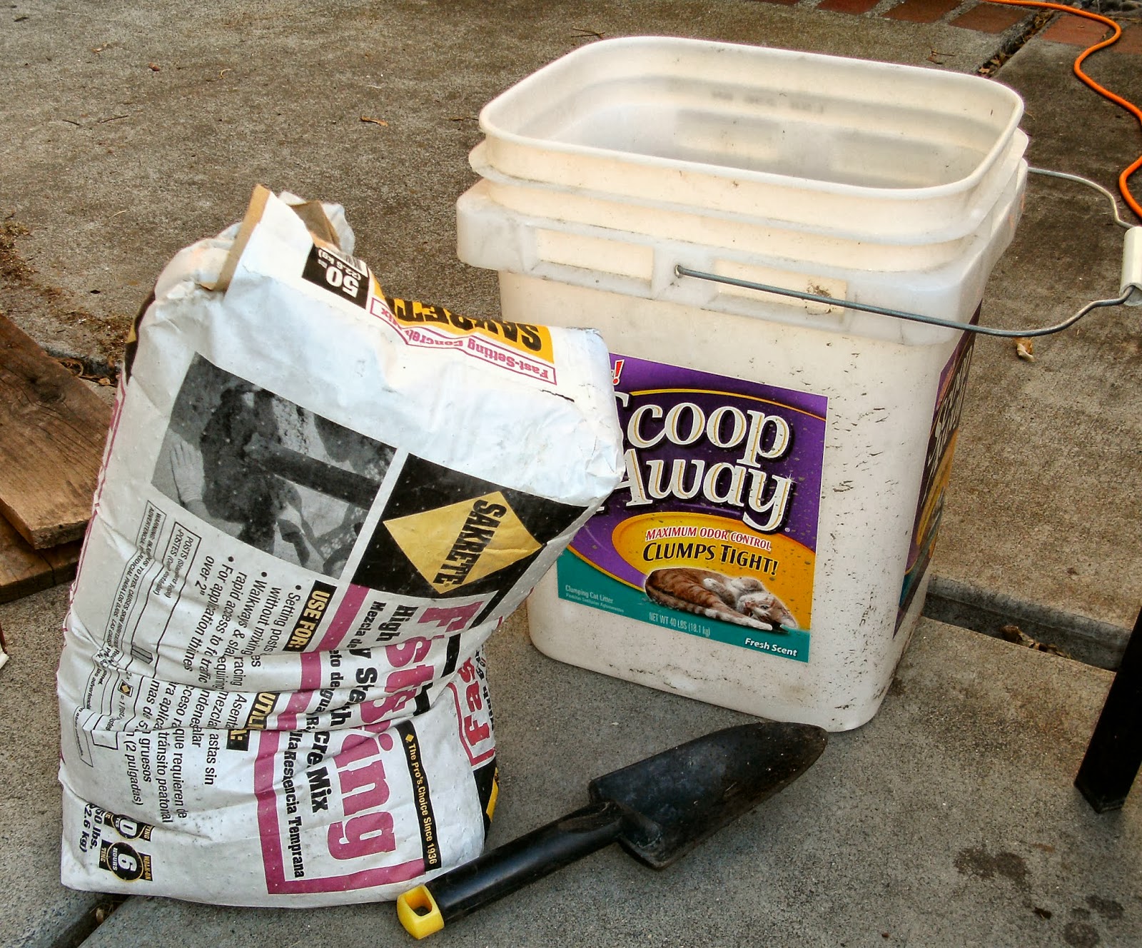 DIY Concrete Garden Spheres Weekend Yard Work Series Little Vintage