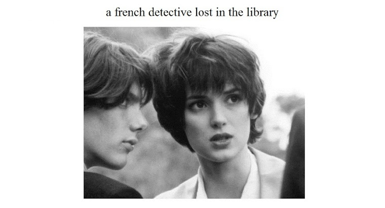 a french detective lost in the library