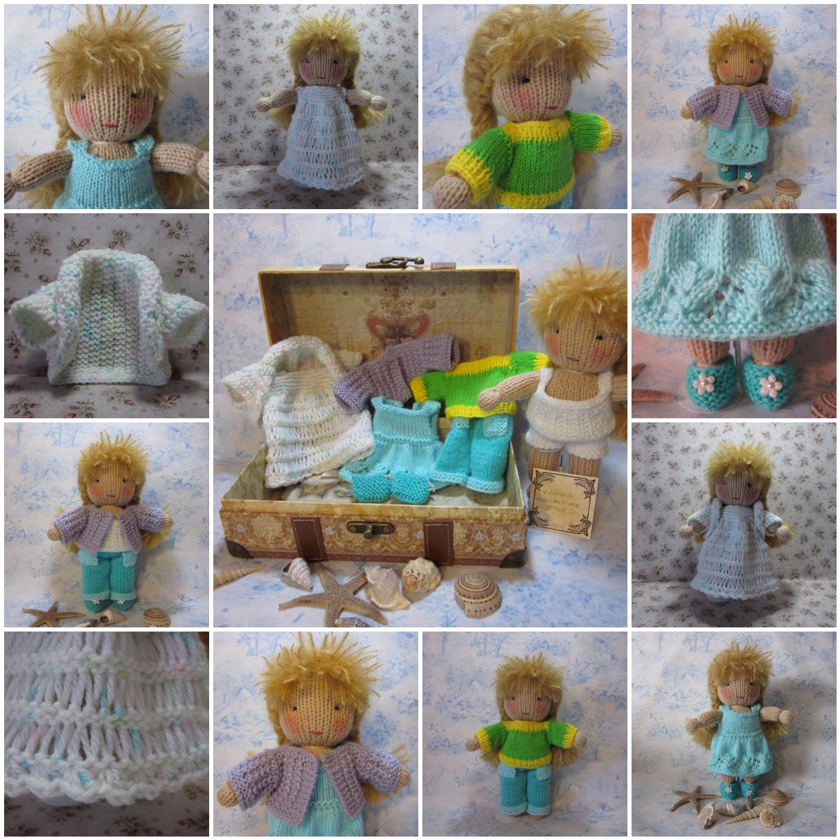 By Hook, By Hand: Virginia, a knit Waldorf style doll