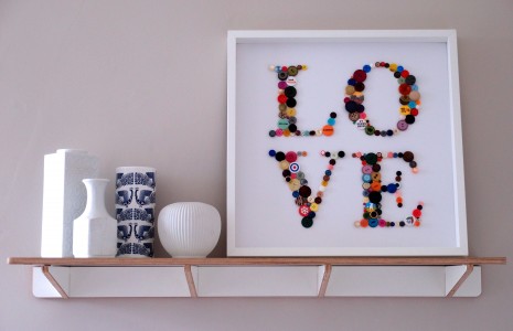 The Daily Telecraft: DIY: How to Create a Framed Button Artwork