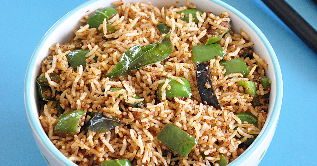 Capsicum Masala Rice Spill the Spices