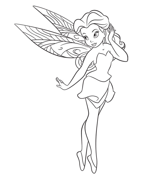Dibujos para pintar de campanita y sus amigas - Imagui