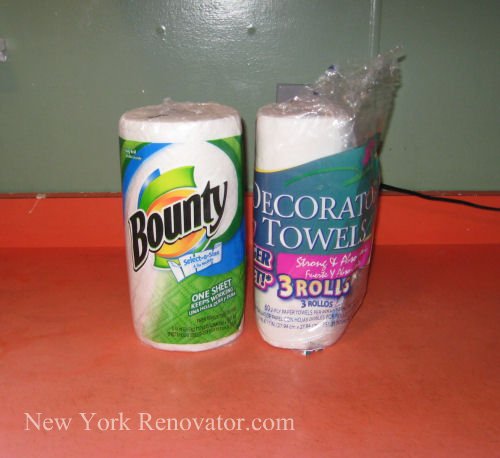 Different paper towel brands