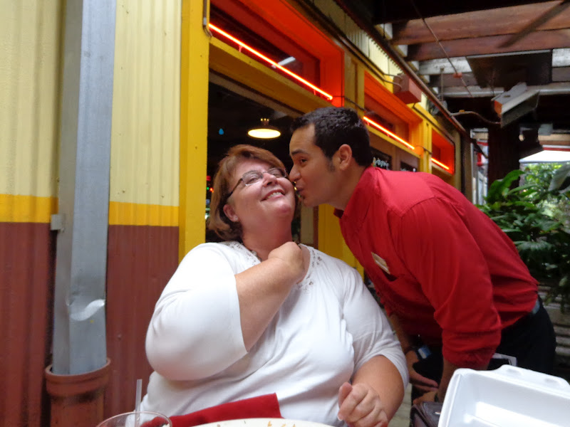 And a little kiss for me from server Josh. (He was worried about what title=