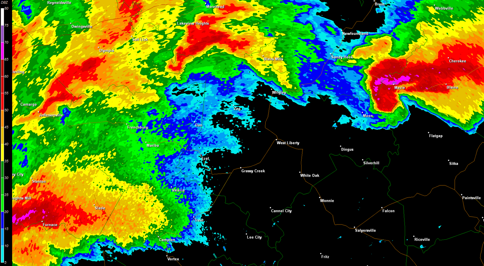 The Original Weather Blog The Tornado Chronicles West Liberty, KY