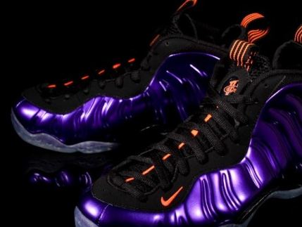 foamposite purple and black