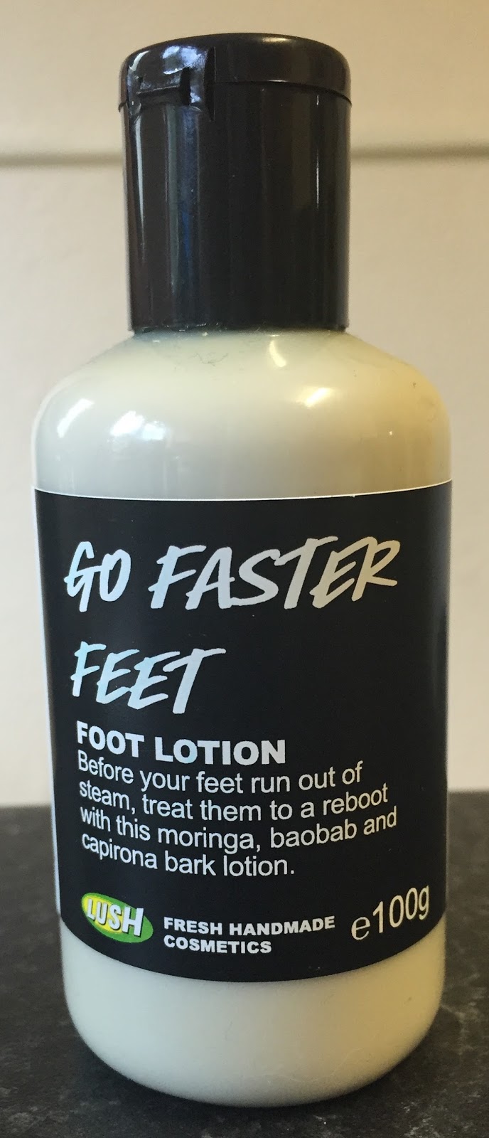 All Things Lush UK Go Faster Feet Lotion