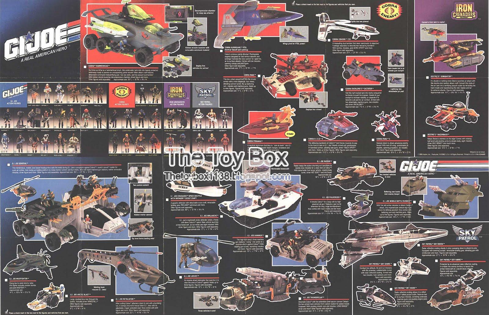 The Toy Box G.I. Joe Package Inserts (Hasbro)